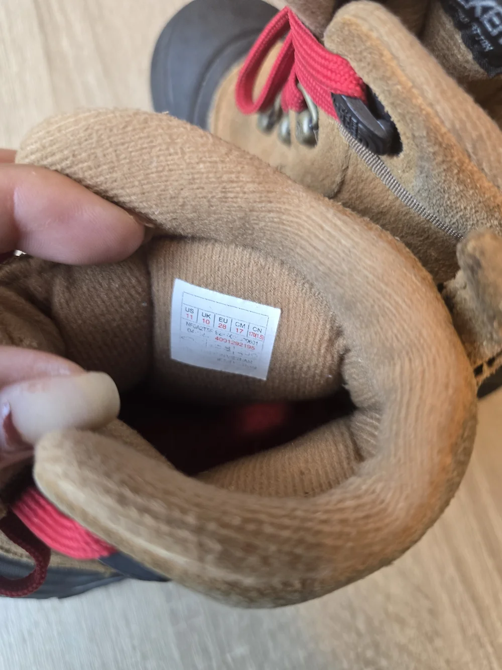 The North Face Kids Brown and Red Waterproof Snow Boots